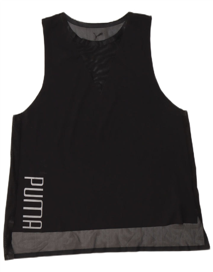 Женский жилет с рисунком Puma UK 18 XL, черный полиэстер
