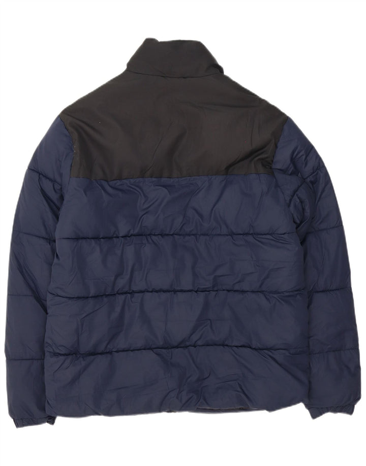 Мужская стеганая куртка Jack & Jones UK 38, средний темно-синий, цветной блок