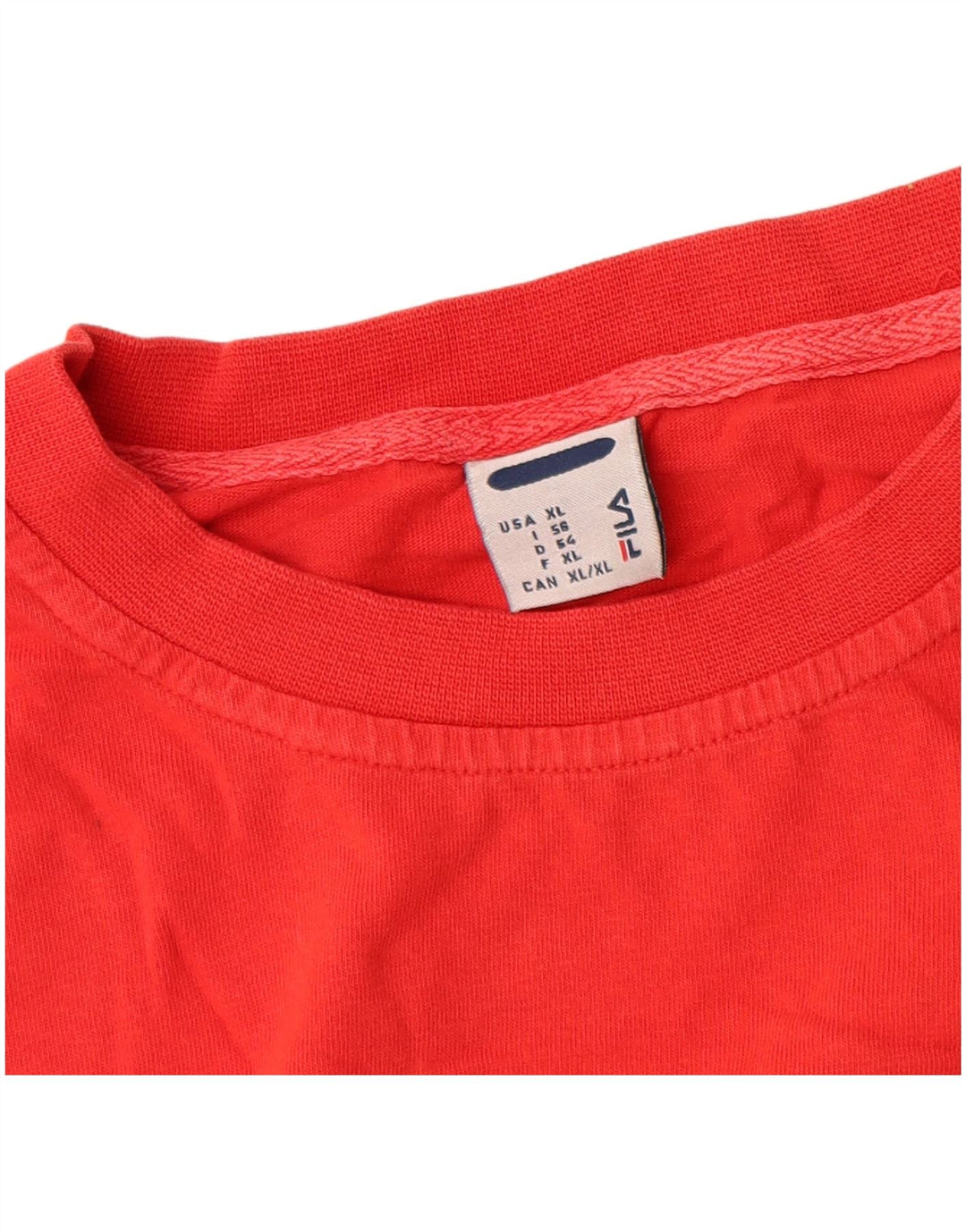 Fila Мужская футболка с рисунком Top XL Красный Хлопок