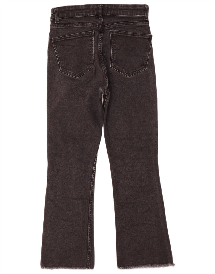 Женские укороченные джинсы Zara Bootcut EU 38 Small W28 L25, черные