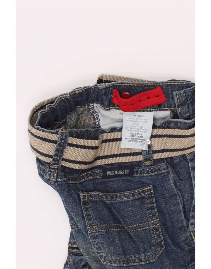 Джинсовые шорты карго для мальчиков Wrangler 3–4 лет, W22, синие, хлопок