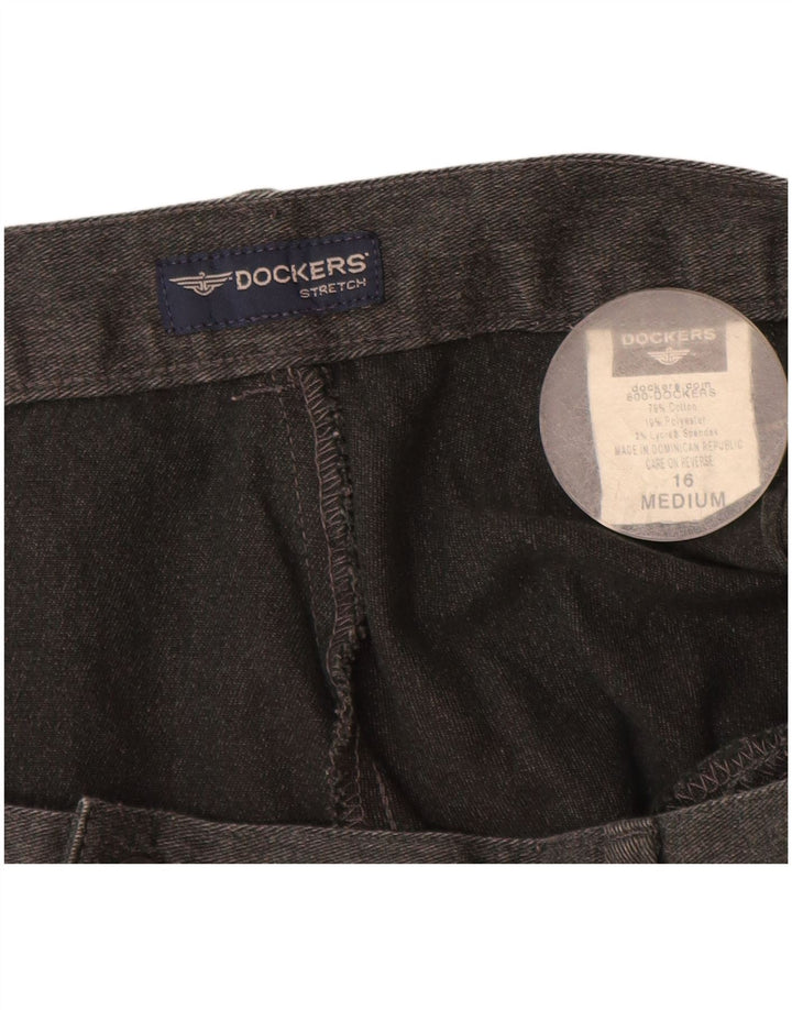 Женские повседневные зауженные брюки Dockers США 16 2XL W32 L31 Серый хлопок