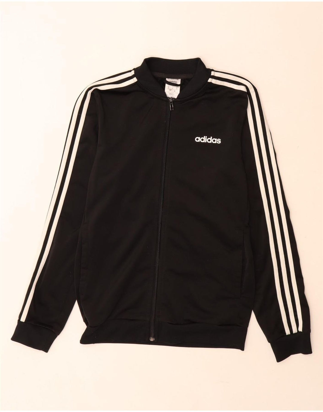 Adidas Мужской спортивный костюм Верхняя куртка Маленький черный полиэстер