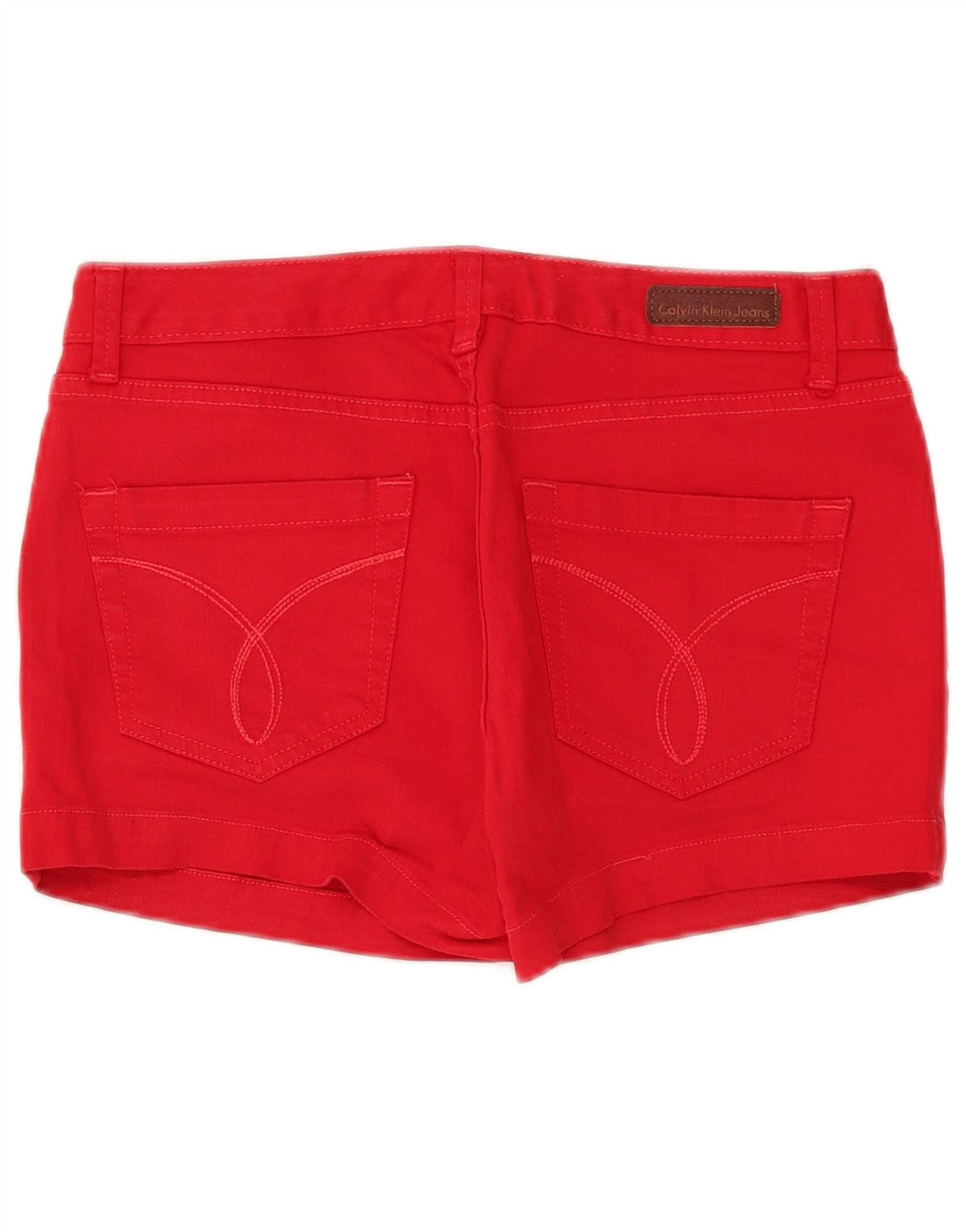 Женские джинсовые шорты Calvin Klein W26, маленькие красные, хлопковые
