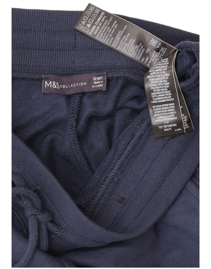 Женские спортивные брюки Marks & Spencer, джоггеры UK 12, средние, темно-синие