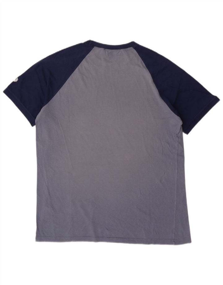 Мужская футболка с рисунком FRED PERRY, средний синий, цветной блок