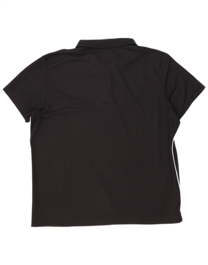 Мужская рубашка-поло ADIDAS Climalite XL, черная