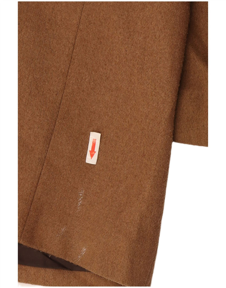 Мужской пиджак с двумя пуговицами Marks & Spencer UK 38, средний коричневый полиэстер