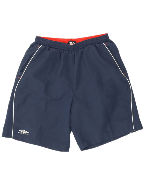 Мужские спортивные шорты Umbro, большие темно-синие, полиэстер
