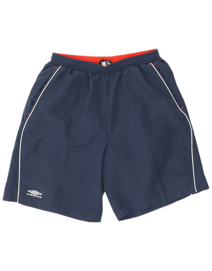 Мужские спортивные шорты Umbro, большие темно-синие, полиэстер