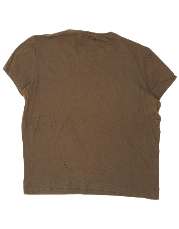 Мужская футболка с рисунком Calvin Klein 2XL, хаки