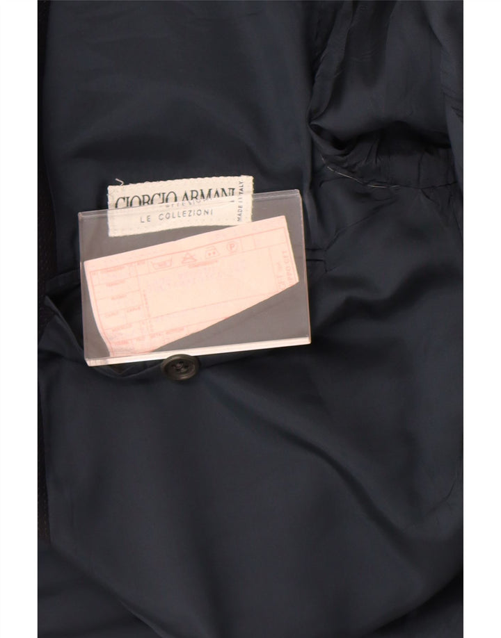 Мужской пиджак Giorgio Armani IT 46 Small Navy Blue Classic