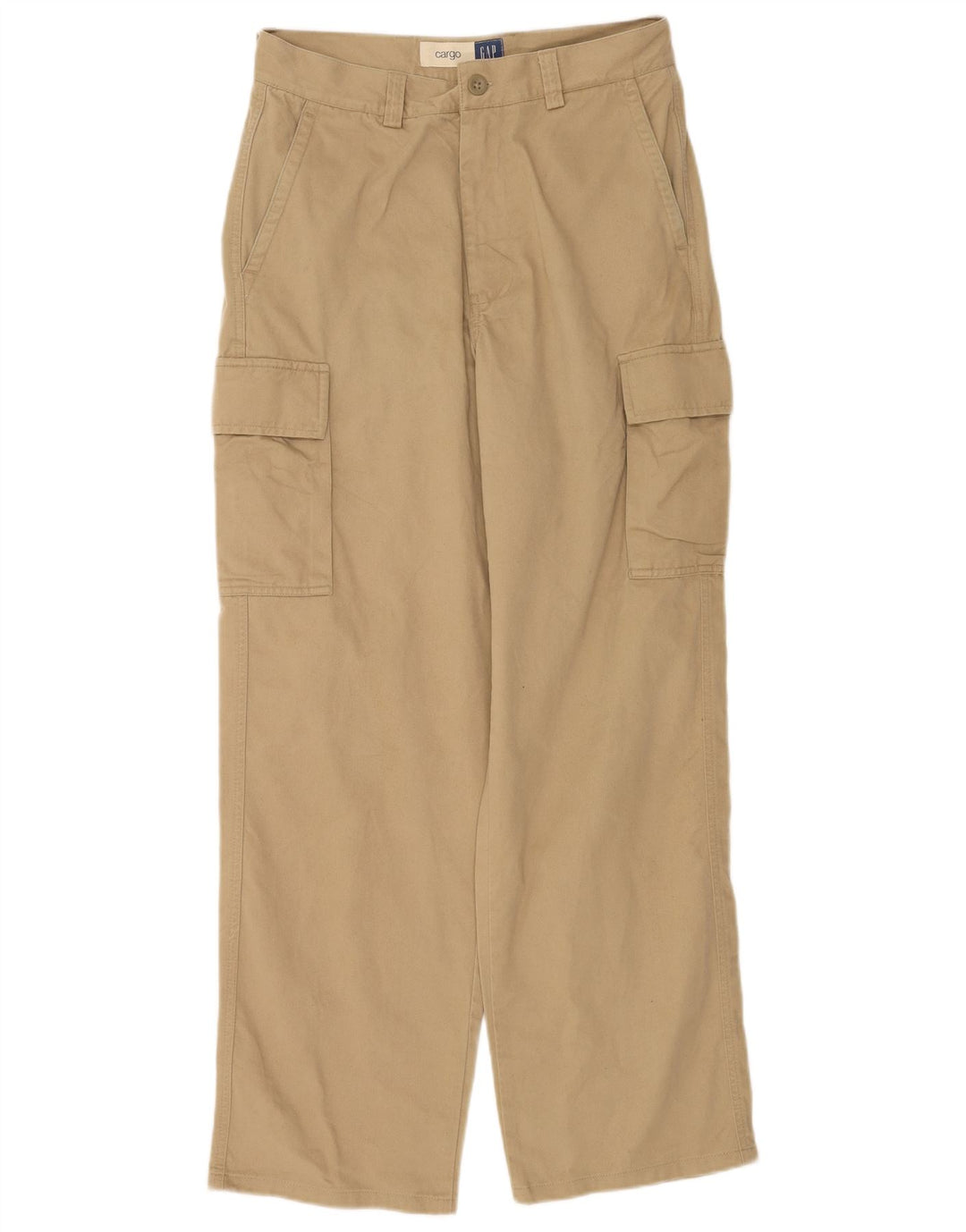 Мужские прямые брюки карго Gap W30 L32 бежевые, хлопок