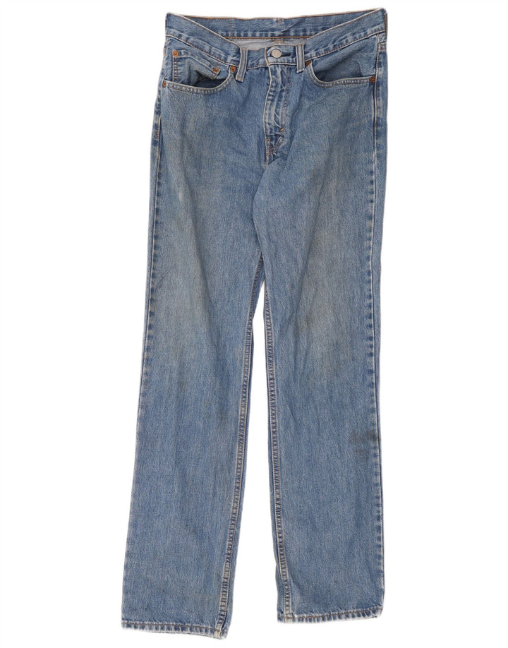 Мужские прямые джинсы Levi's 516 W31 L32 синие, хлопок
