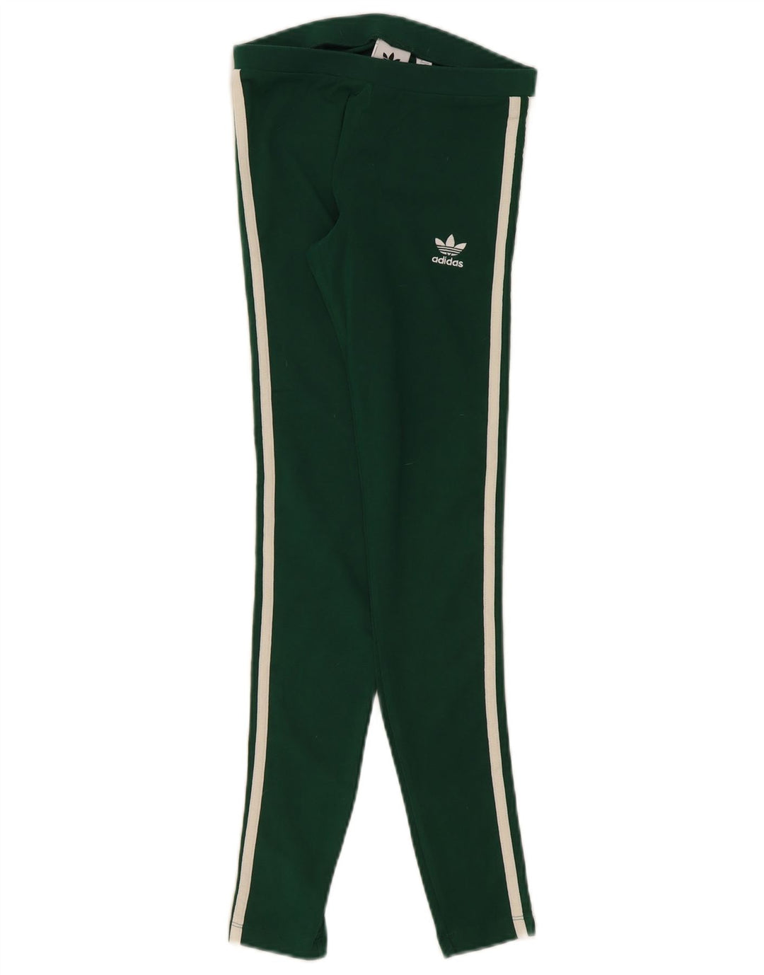 Женские леггинсы Adidas UK 8, маленькие, зеленые, хлопковые