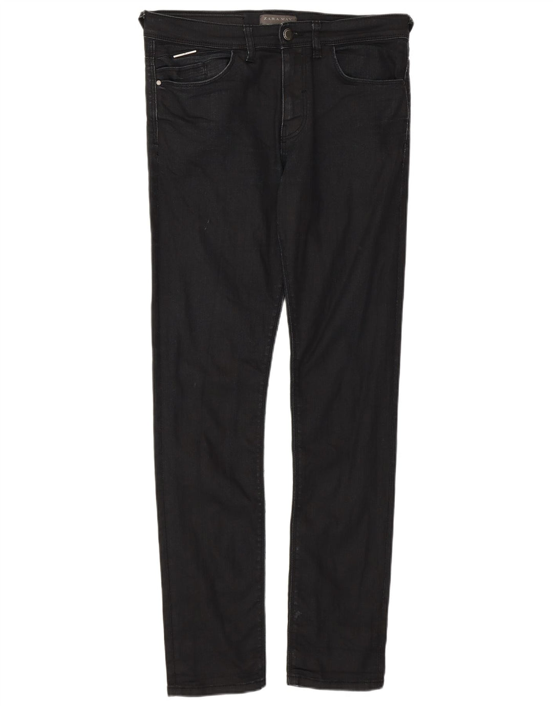 Мужские джинсы скинни ZARA EU 40 Medium W31 L30, черный хлопок