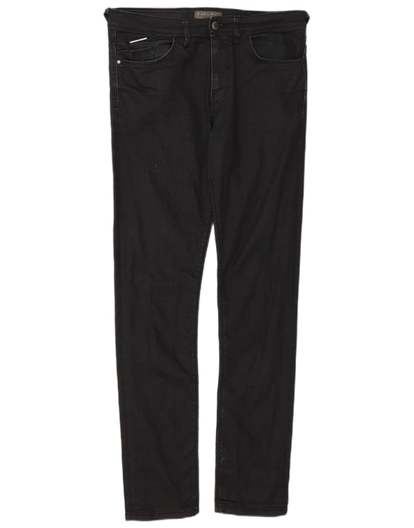 Мужские джинсы скинни ZARA EU 40 Medium W31 L30, черный хлопок