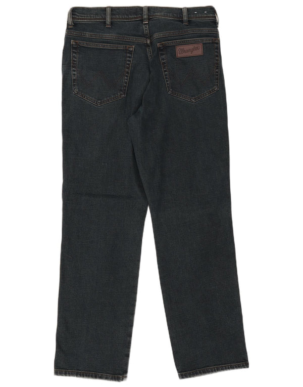 Мужские прямые джинсы Wrangler Texas W34 L30, синий хлопок