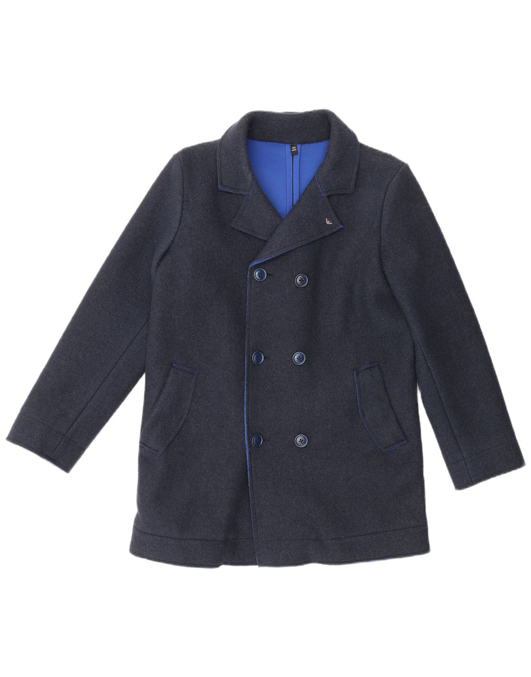Бушлат Armani Junior для мальчиков 11-12 лет, темно-синий