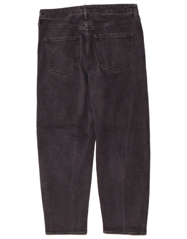 Женские зауженные джинсы Gap с высокой талией США 14 XL W32 L26 Серый хлопок