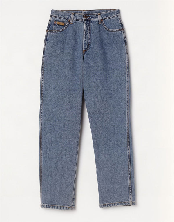 Женские прямые джинсы Wrangler Lucy, США, 10, большие размеры W30 L30, синий хлопок