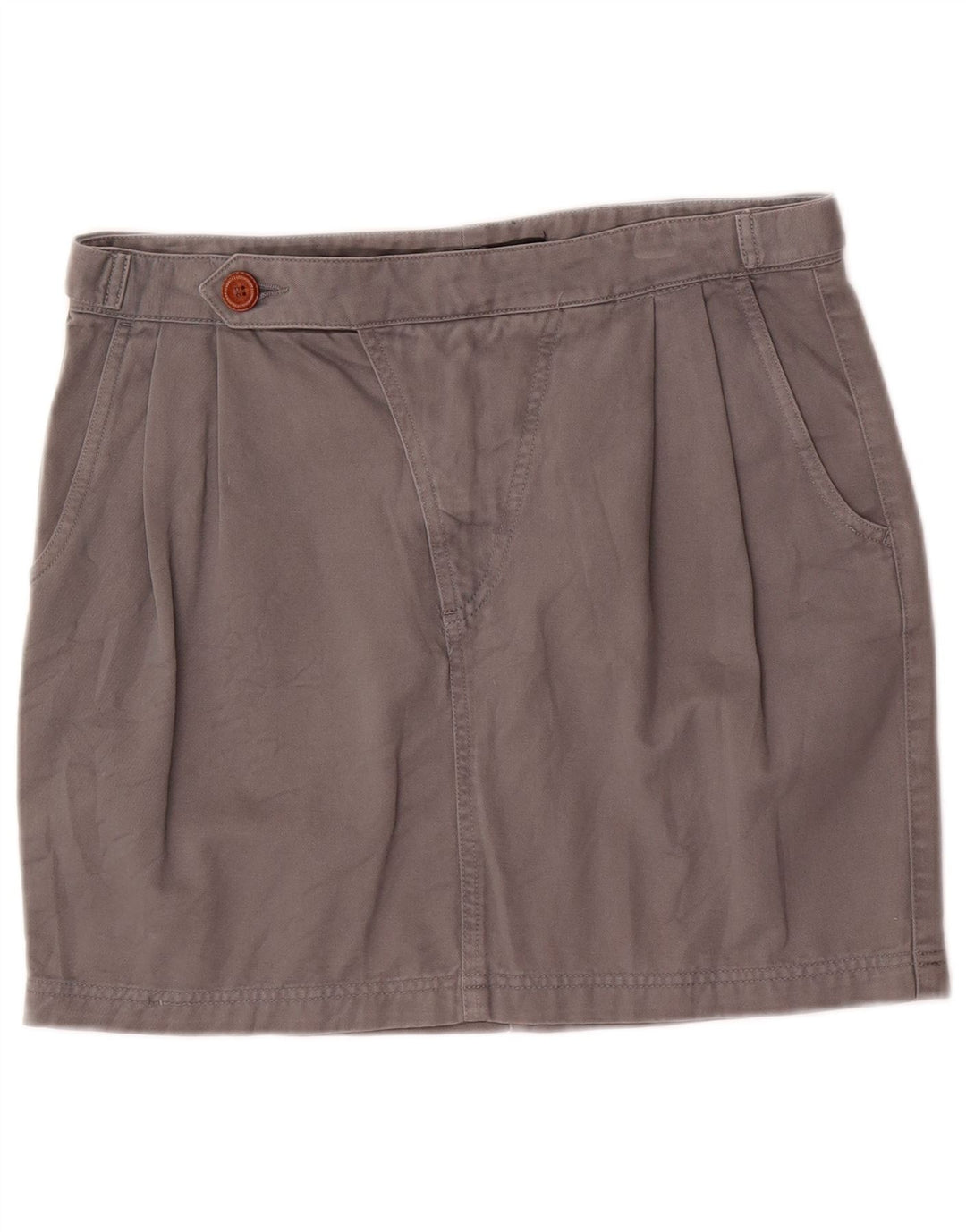 Женская мини-юбка Zara Trafaluc с завязками EU 40 Medium W30 Серый хлопок