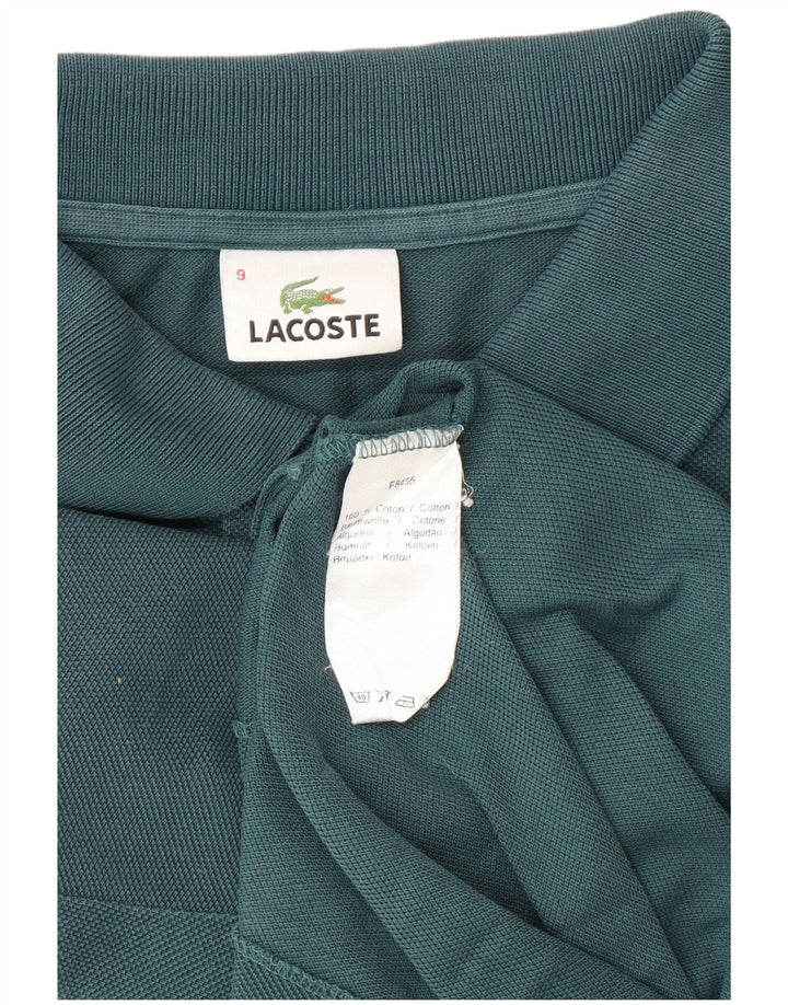 Мужская рубашка-поло LACOSTE, размер 9, 4XL, зеленый хлопок