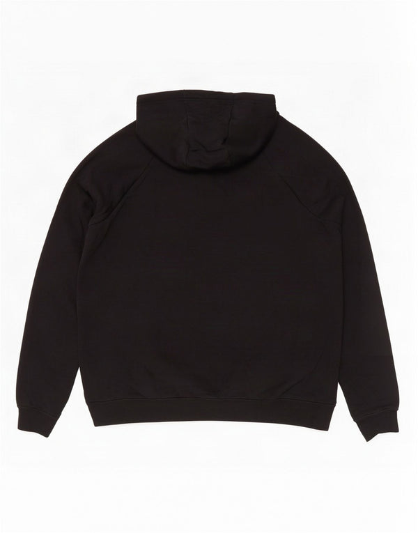 Мужской джемпер с капюшоном с графическим рисунком Nike 2XL, черный хлопок