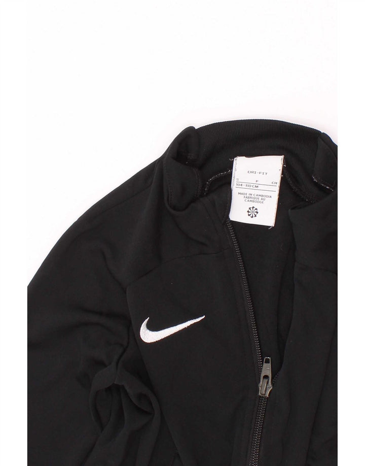 Спортивный костюм Nike для девочек Dri Fit, верхняя куртка, 4–5 лет, маленький черный полиэстер