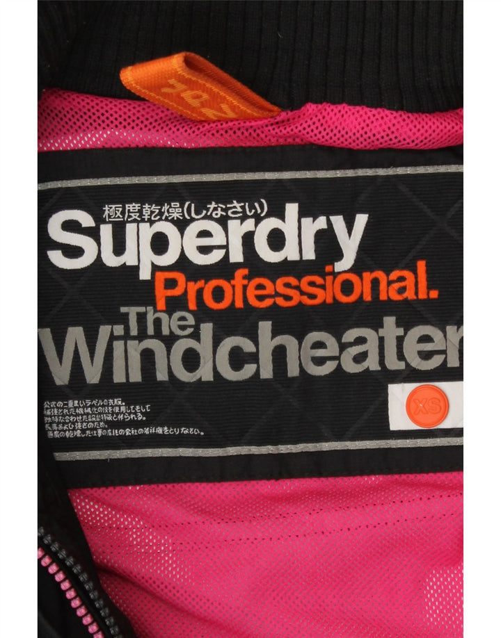 Женская ветровка Superdry The Windcheater UK 6 XS, черный нейлон