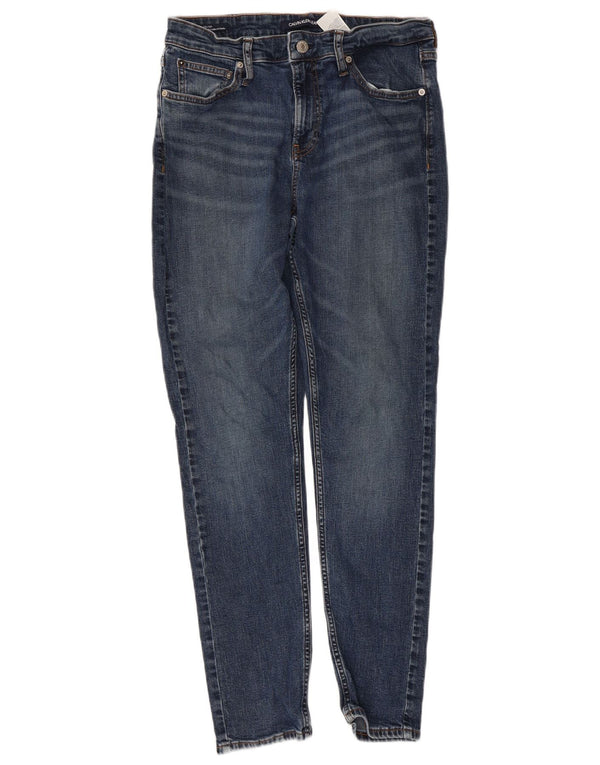 Женские джинсы скинни Calvin Klein W29 L30 синие