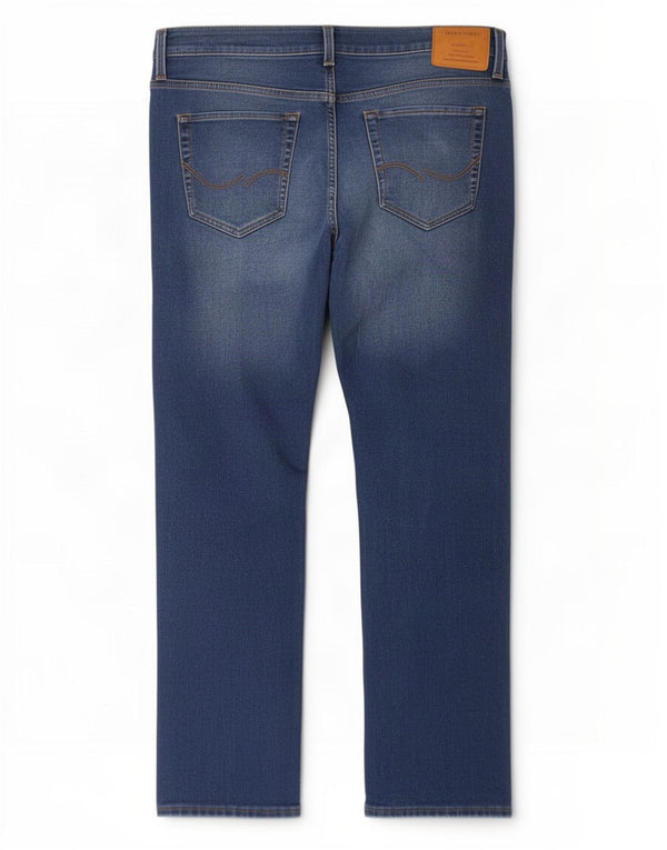 Мужские прямые джинсы Jack & Jones W33 L32 синие, хлопок