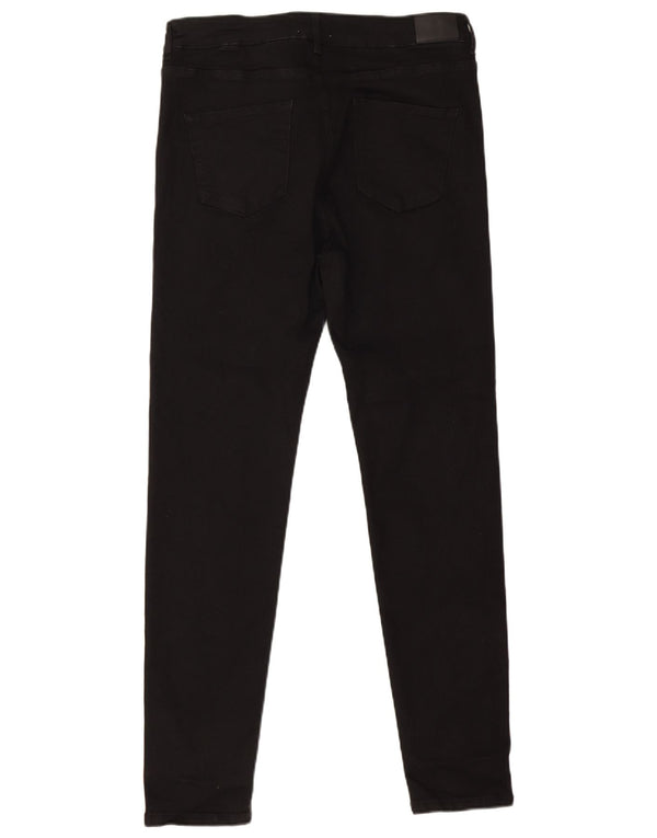 Женские джинсы скинни Hobbs UK 14, большие W34 L30, черный хлопок