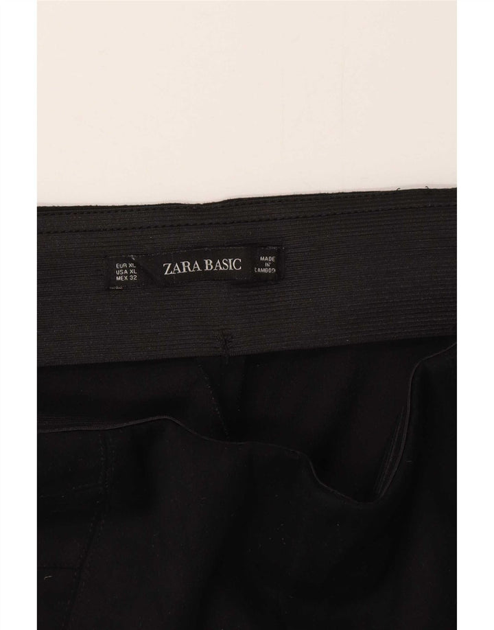 Женские узкие брюки Zara XL W36 L27 черные