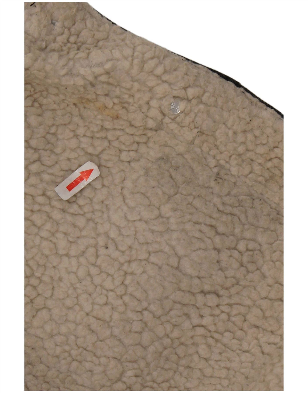 Женская джинсовая куртка из шерпа Topshop UK 8, маленькая, черная, классическая