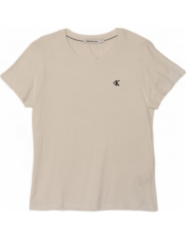 Женская футболка Calvin Klein Jeans Top UK 18 XL Белая