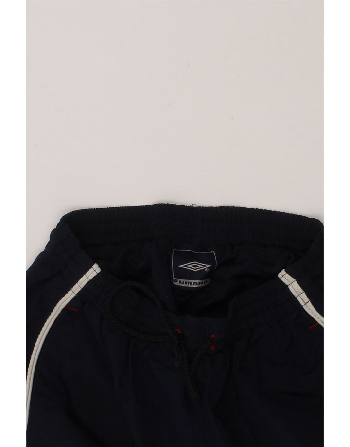 UMBRO Boys Sport Shorts 11-12 Years Large  Navy Blue Vintage Umbro and Second-Hand Umbro from Messina Hembry 