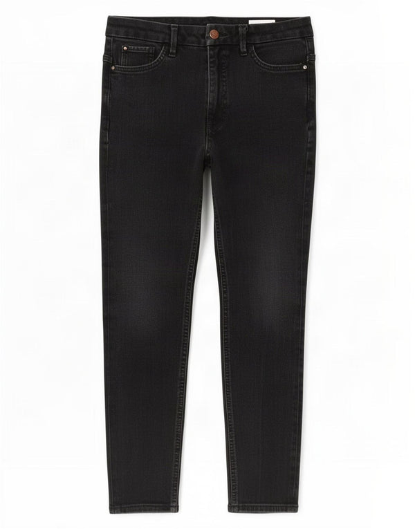 Женские укороченные джинсы Marks & Spencer The Magic UK 10, маленькие W28 L23, черные