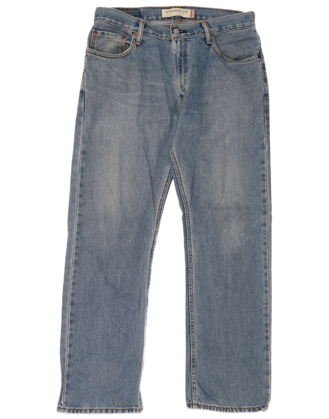 Мужские прямые джинсы Levi's 505 W33 L30 синие, хлопок