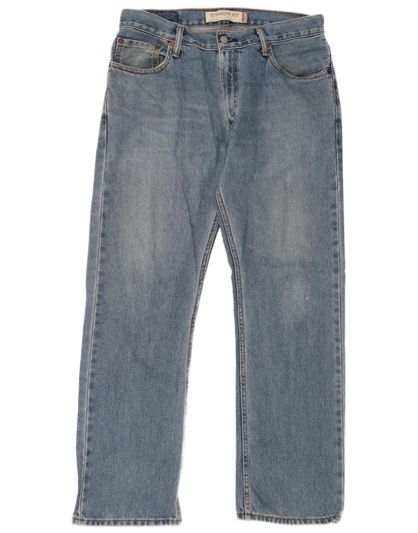 Мужские прямые джинсы Levi's 505 W33 L30 синие, хлопок