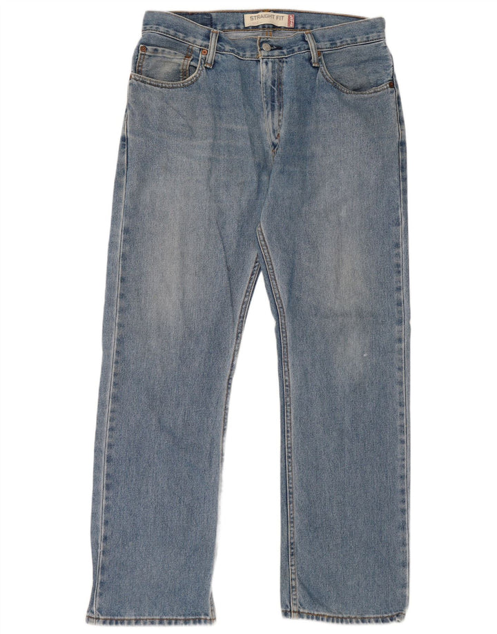 Мужские прямые джинсы Levi's 505 W33 L30 синие, хлопок
