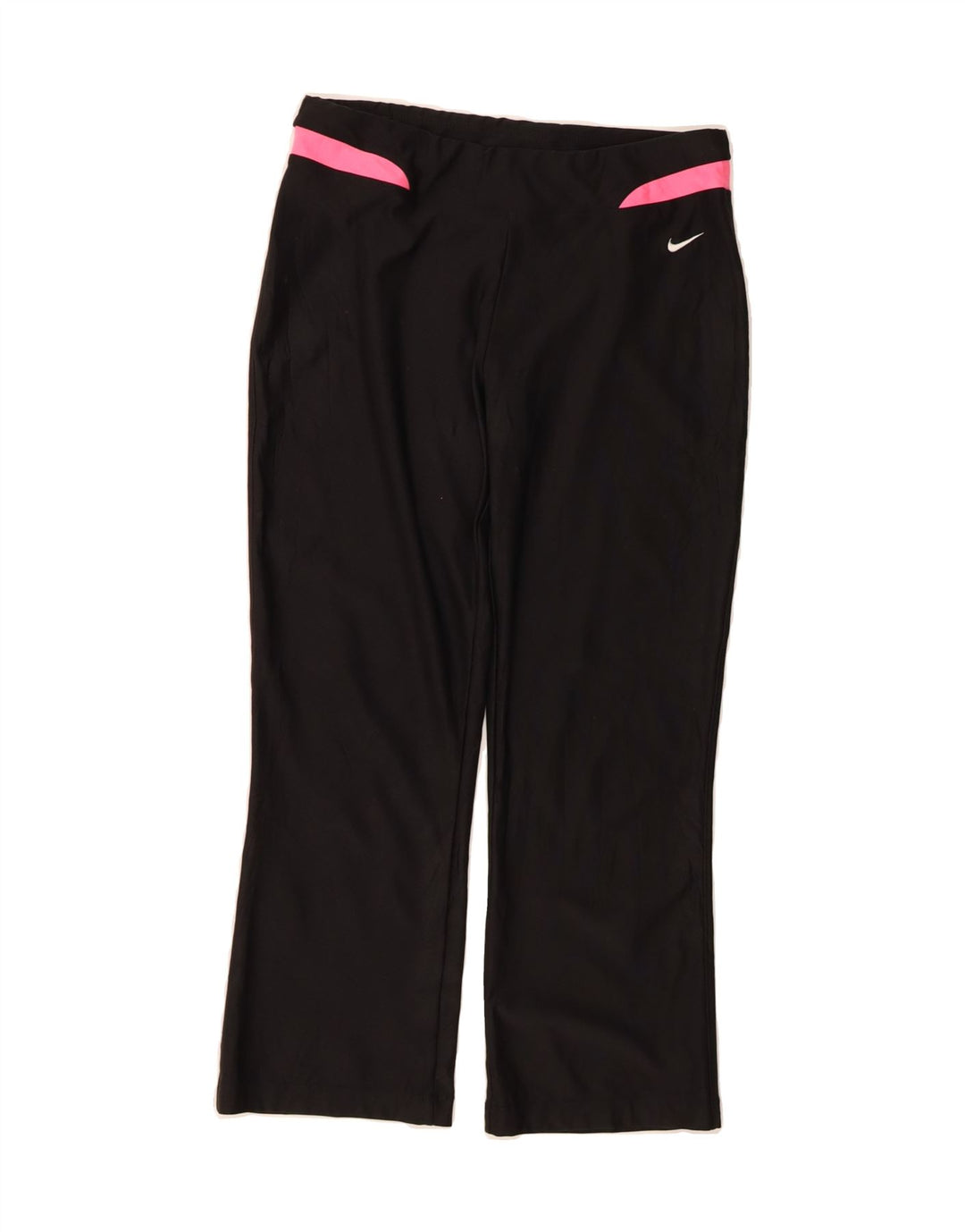 NIKE Womens Tracksuit Trousers US 4/6 Small Black Polyester Vintage Nike and Second-Hand Nike from Messina Hembry 