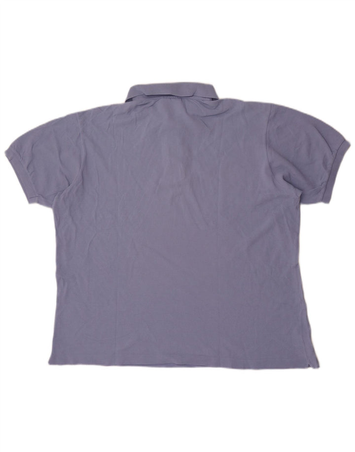 Мужская рубашка-поло Lacoste, размер 6 XL, синяя, хлопок