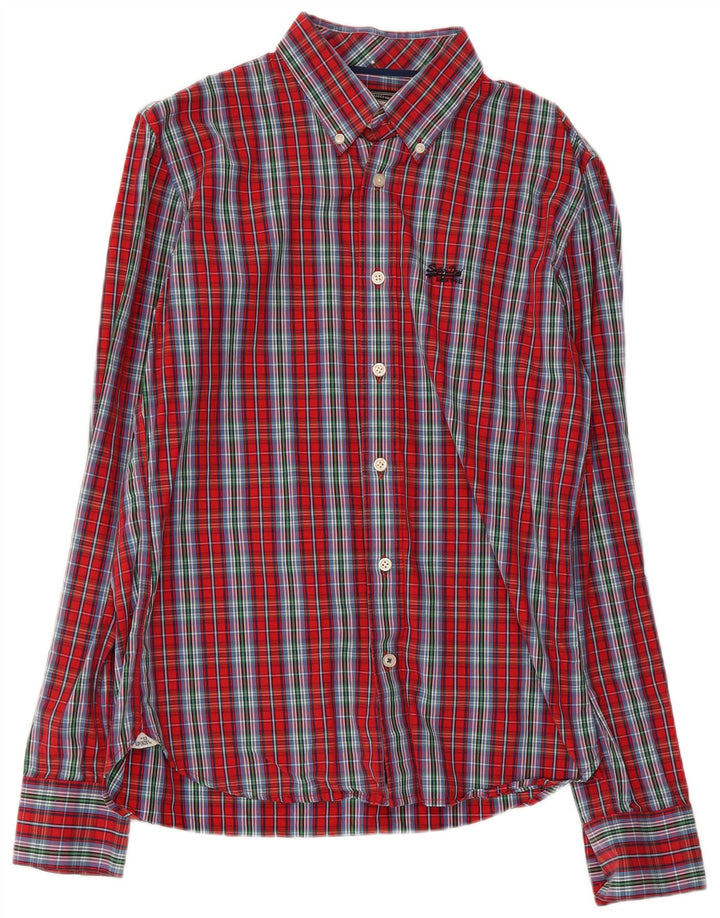 SUPERDRY Mens Shirt XL Multicoloured Check