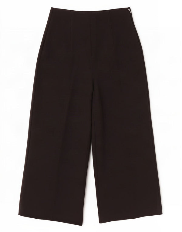 Zara Женские широкие укороченные брюки W27 L24 черные
