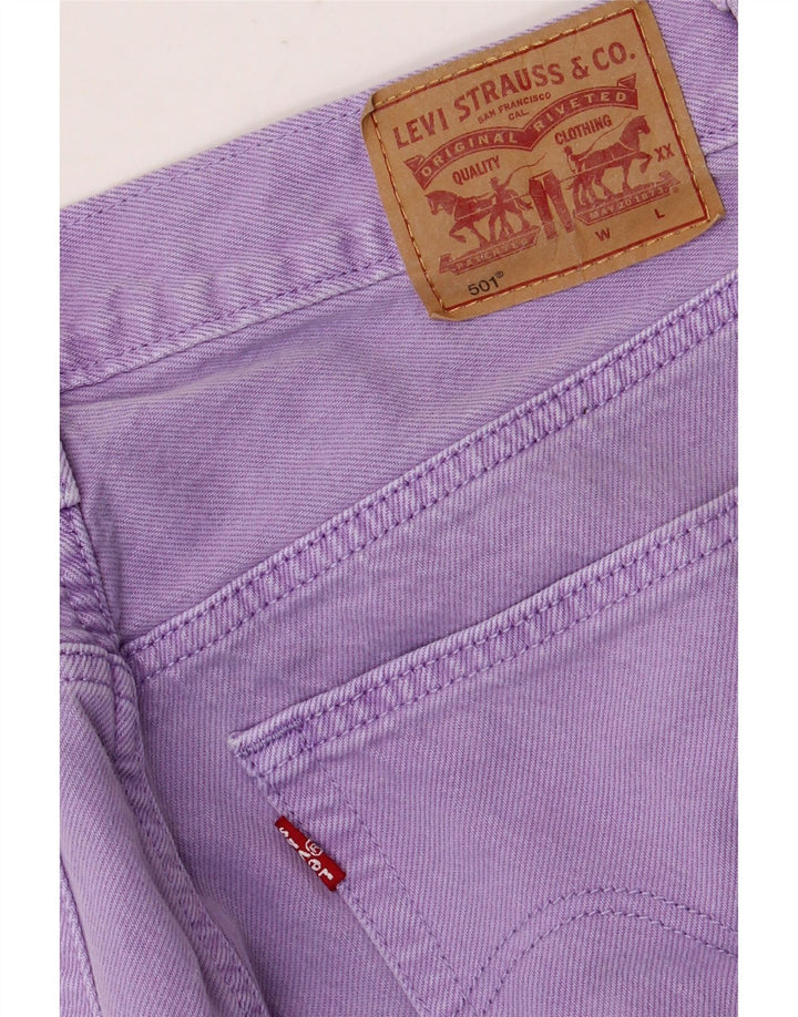 Женские прямые джинсы Levi's 501 W28 L29 фиолетовые