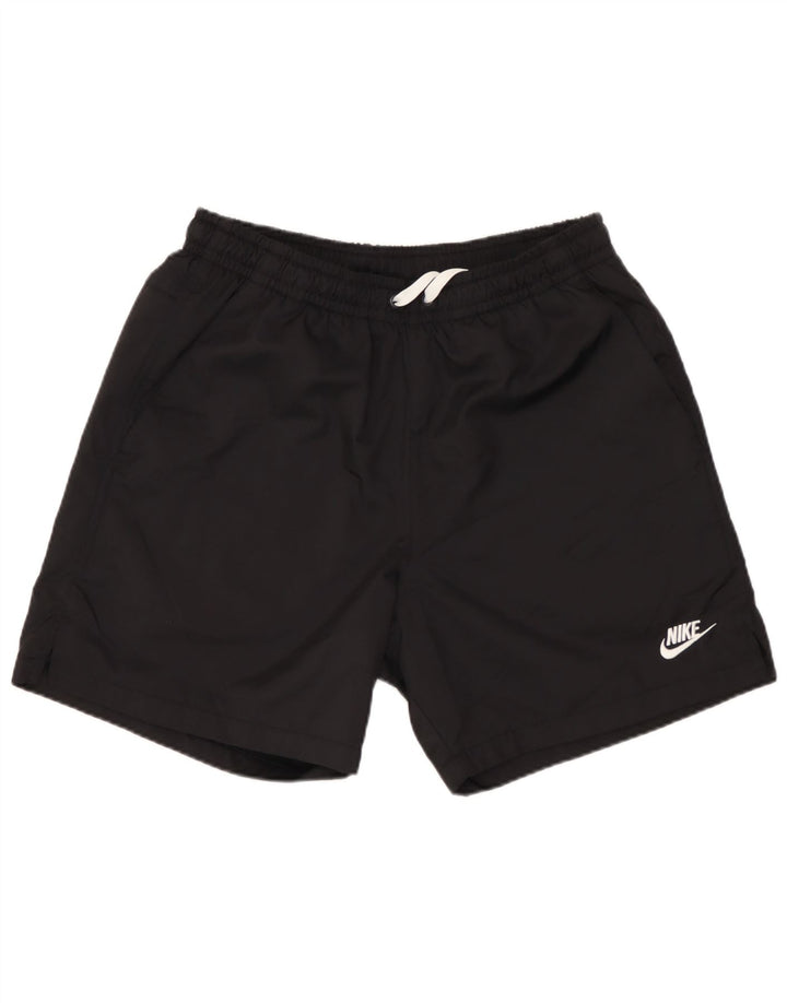 Мужские шорты для плавания NIKE, маленькие черные, из полиэстера