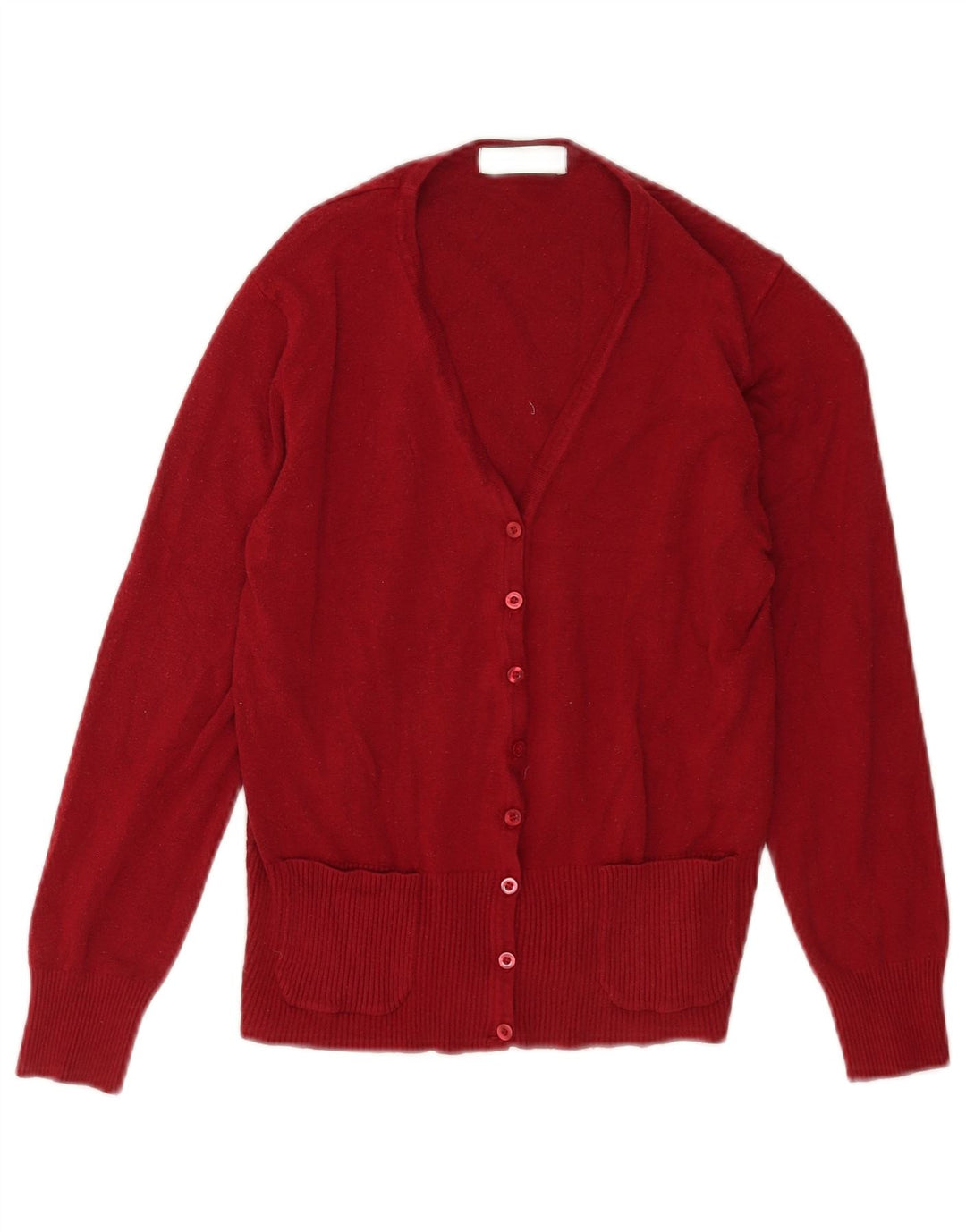 Женский кардиган Marks & Spencer UK 14, средний бордовый вискоза