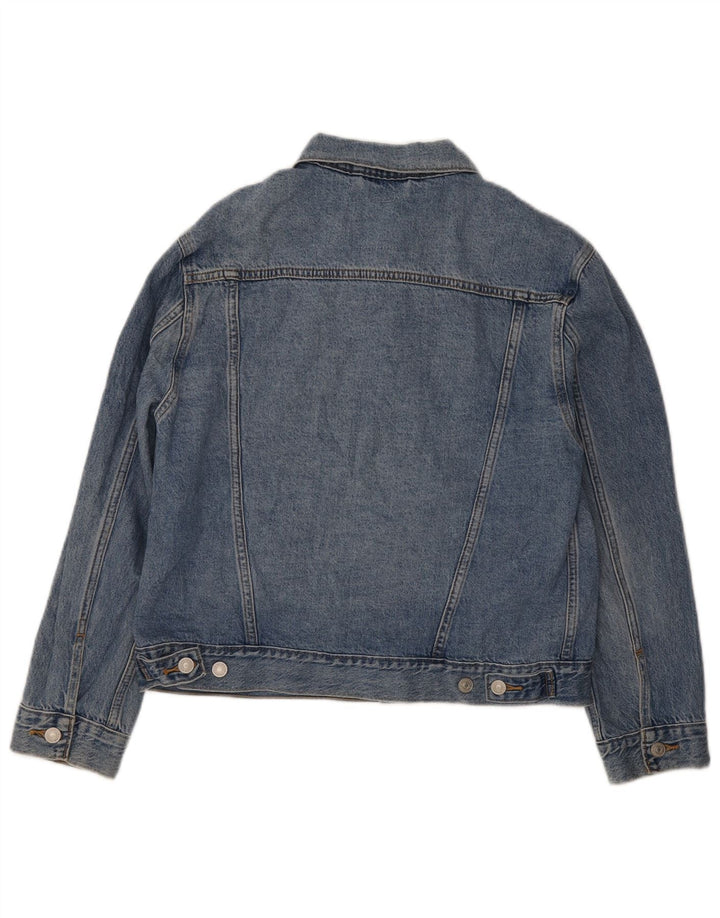 Мужская джинсовая куртка Levi's UK 38, средний синий хлопок, хлопок