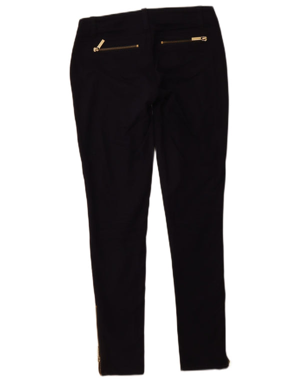 MICHAEL KORS Женские повседневные узкие брюки US 00 2XS W26 L28 Темно-синие